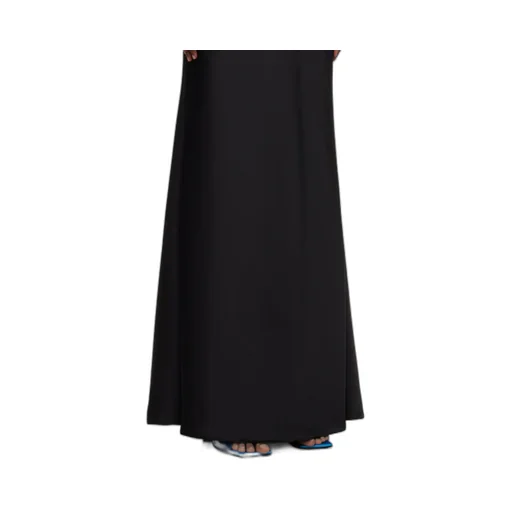 The Attico Melva Asymmetric Neckline Maxi Dress