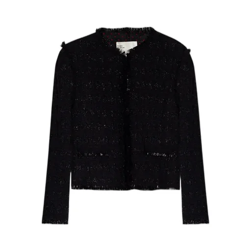 Tory Burch Tweed Roundneck Jacket