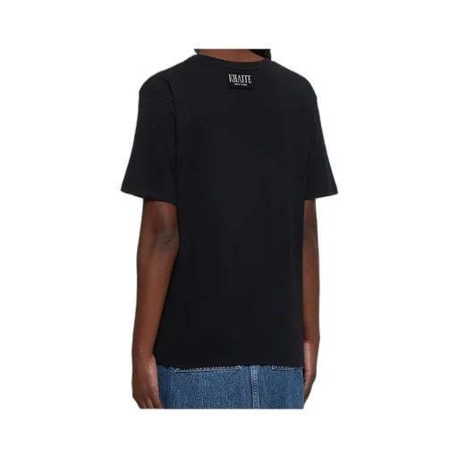 Khaite Mae Logo Patch Crewneck T-Shirt