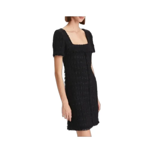 Tory Burch Tweed Square-Neck Dress