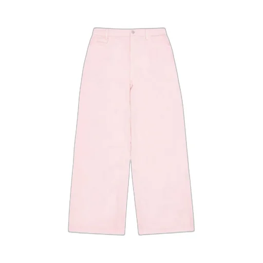 Raf Simons Relaxed Fit Wide Leg Jeans
