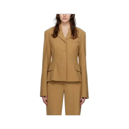 Lapel Long-Sleeved Suit Coat