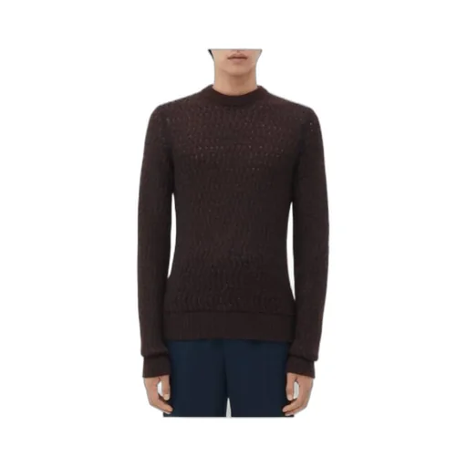 Wool Mohair Lace Effect Pullover