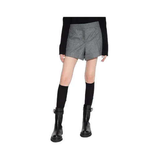 Logo Pleated Shorts