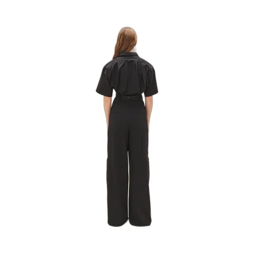 Jacquemus Santon High-Waisted Wide-Leg Pants