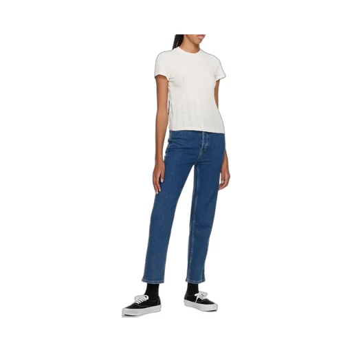 Re/Done 70S Ultra Rise High Waist Cropped Jeans