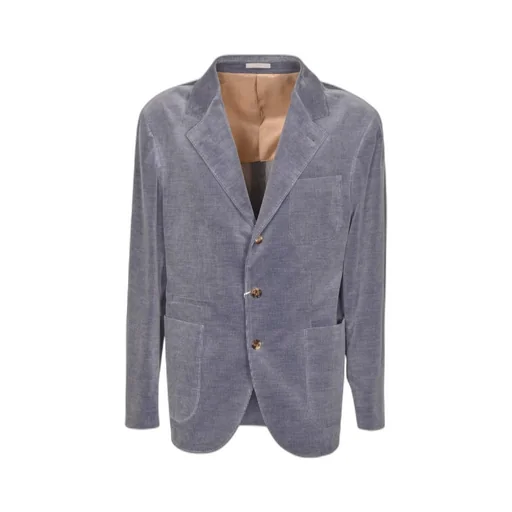Corduroy Single-Breasted Blazer
