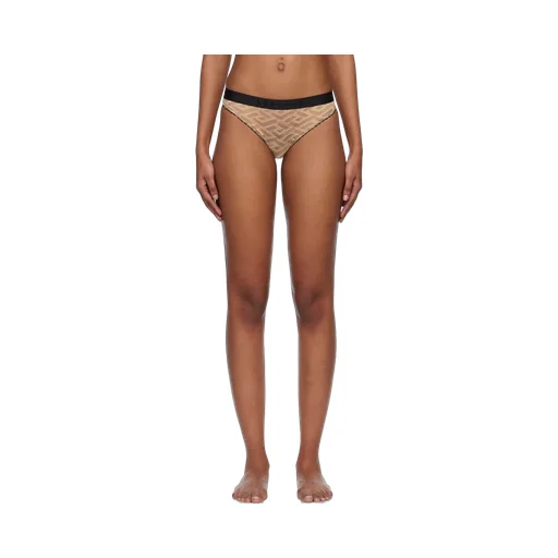 Versace La Greca Pattern Sheer Briefs