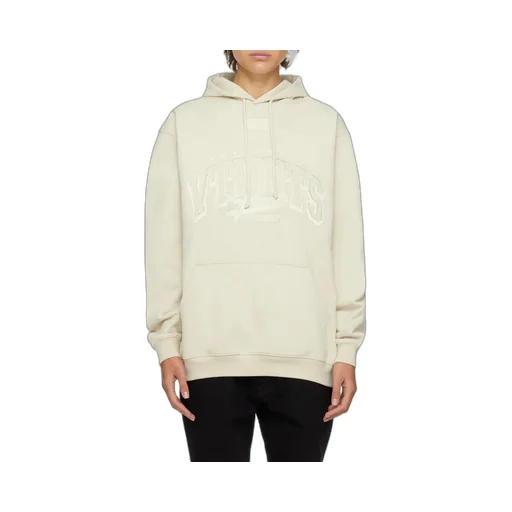Logo Embroidered Cotton Hoodie