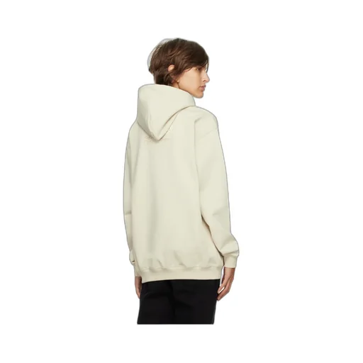 Logo Embroidered Cotton Hoodie