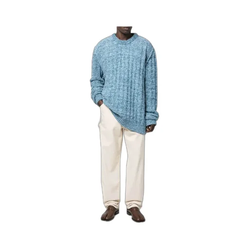 Ribbed-Knit Crew-Neck Jumper