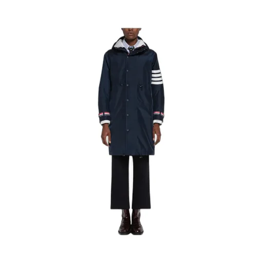 4-Bar Hooded Coat