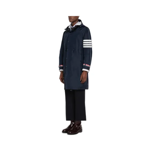4-Bar Hooded Coat