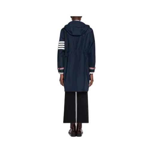 4-Bar Hooded Coat