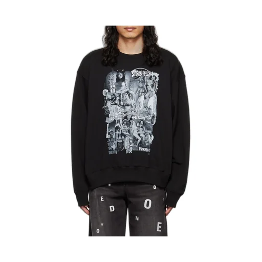 We11Done Graphic Printed Crewneck Sweatshirt