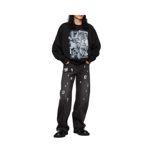 We11Done Graphic Printed Crewneck Sweatshirt