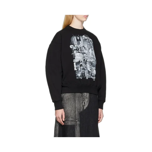 We11Done Graphic Printed Crewneck Sweatshirt