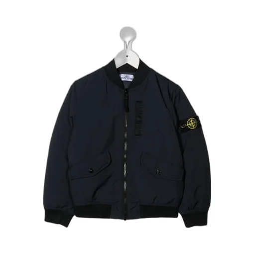 Logo-Patch Bomber Jacket