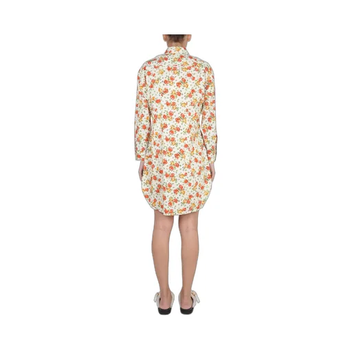 Marni Floral Patterned Shirt Dress
