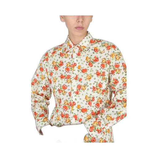 Marni Floral Patterned Shirt Dress