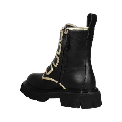 Side-Buckle Ankle Boots