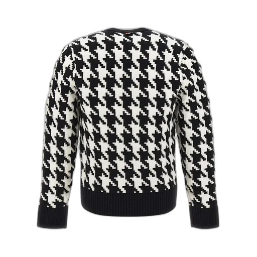 Houndstooth-Jacquard Jumper