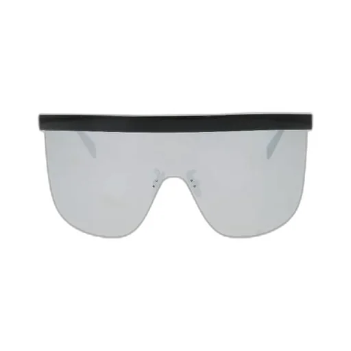 Mask-Frame Rimless Sunglasses