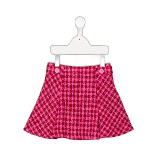 Tweed Check Skirt