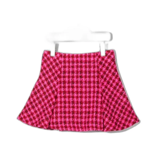 Tweed Check Skirt
