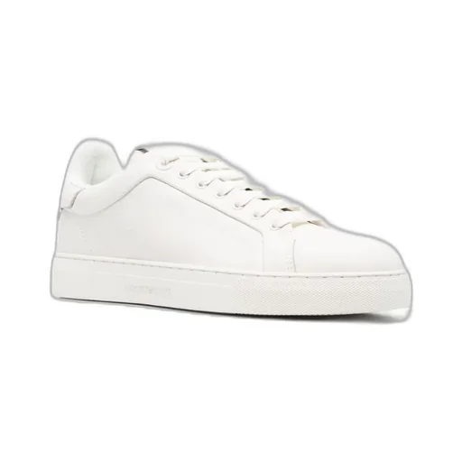 Emporio Armani Round-Toe Lace-Up Sneakers