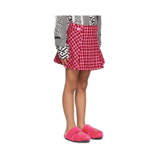 Tweed Check Skirt