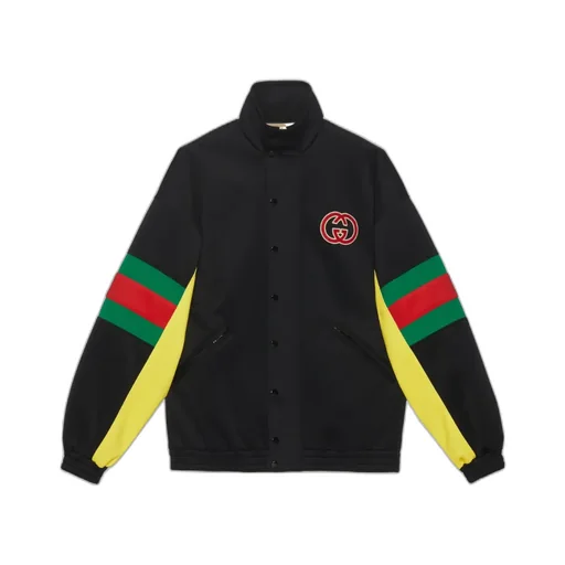 Gucci Logo Patch Detail Buttoned Jacket