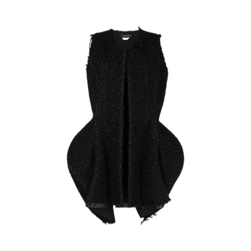 Sleeveless Wool Coat