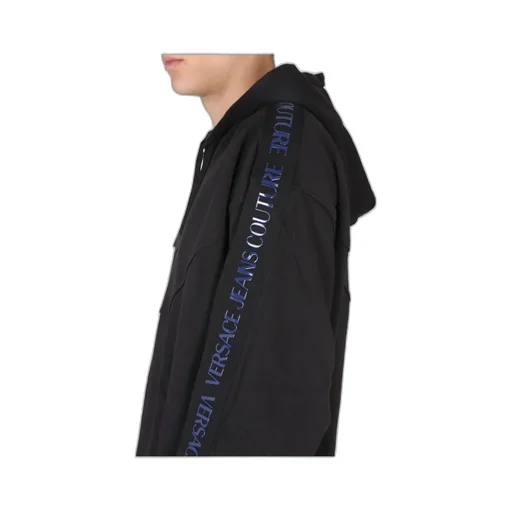 Versace Jeans Couture Logo Tape Drawstring Hoodie
