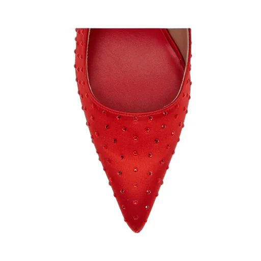 Say Rhinestone Pumps