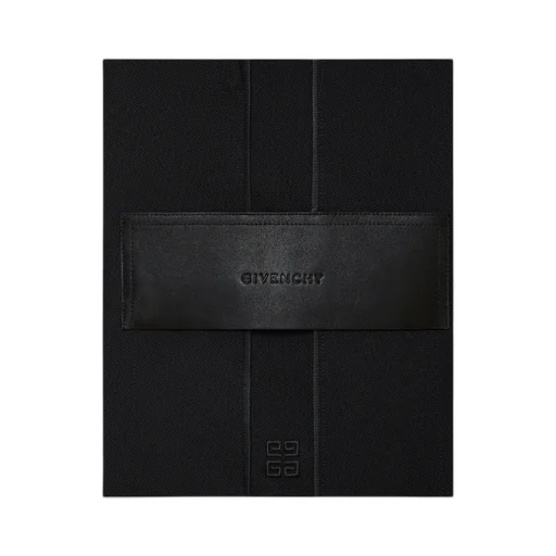 Slim Fit Jogger Pants In Jersey And Leather