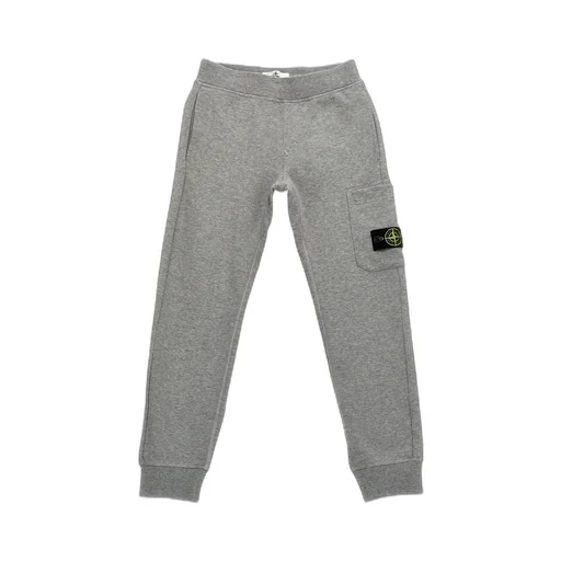 Stone Island Junior Compass-Patch Elasticated Waistband Track Pants