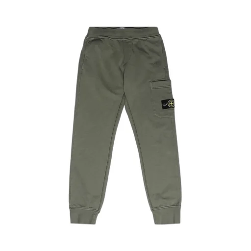 Stone Island Junior Compass-Patch Elasticated Waistband Track Pants