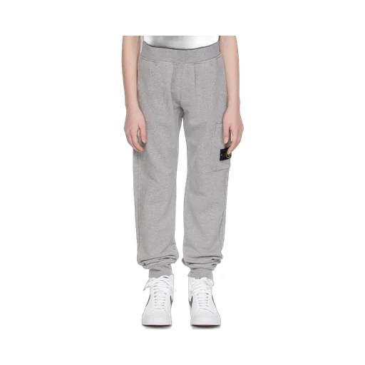 Stone Island Junior Compass-Patch Elasticated Waistband Track Pants