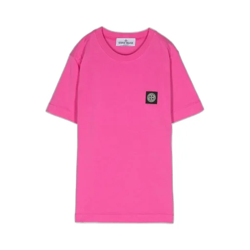 Stone Island Junior Compass-Patch Crewneck T-Shirt