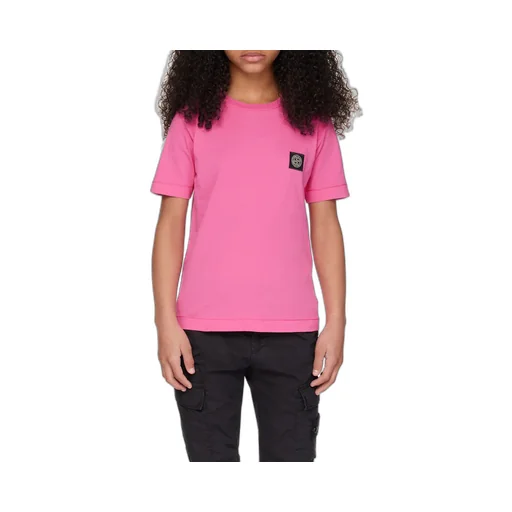 Stone Island Junior Compass-Patch Crewneck T-Shirt