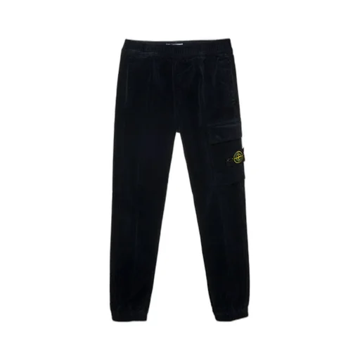 Stone Island Junior Compass-Badge Tapered Leg Trousers