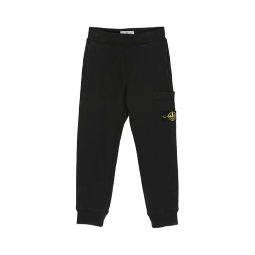Stone Island Junior Logo Patch Trousers