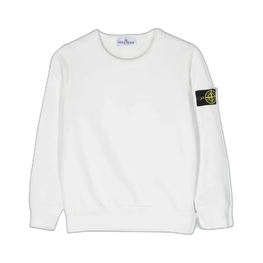 Stone Island Junior Compass-Motif Crewneck Sweatshirt