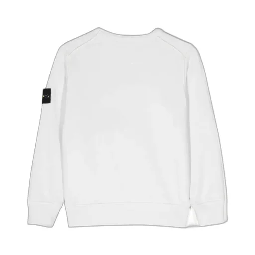 Stone Island Junior Compass-Motif Crewneck Sweatshirt