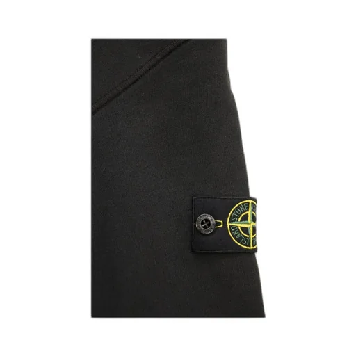 Stone Island Junior Compass Patch Long-Sleeved Hoodie