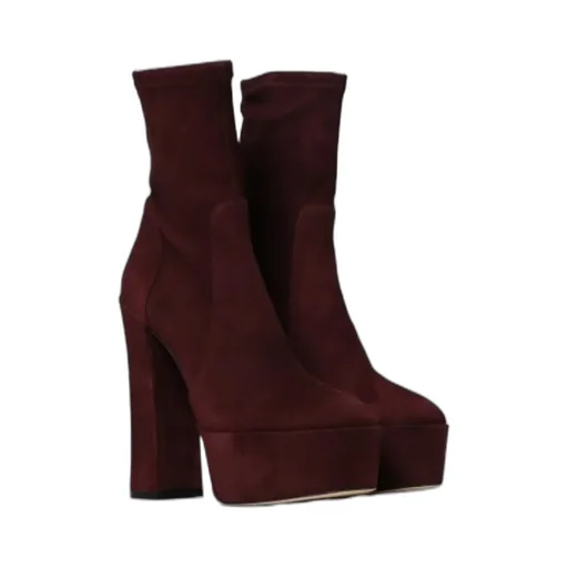 Suede Platform 150Mm Boots
