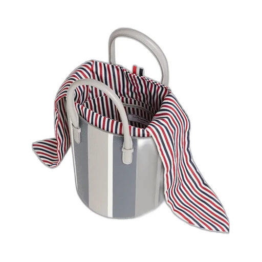 Rwb Stripe Lining Bucket Bag