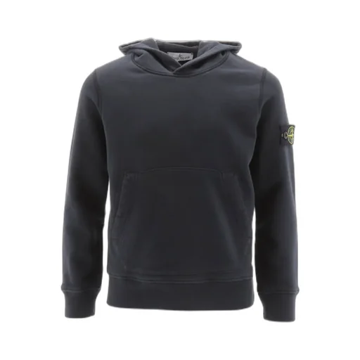 Stone Island Junior Compass Patch Long-Sleeved Hoodie