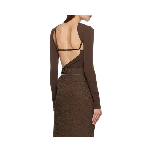 Jacquemus Carozzu Long-Sleeved Bodysuit